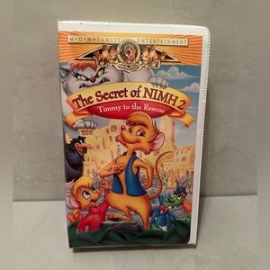 The Secret of NIMH 2 Timmy to the Rescue (VHS, 2001) Pre-owned